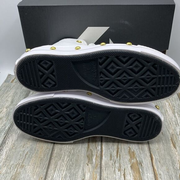 Converse Chuck Taylor All Star Lift Platform Star Studded Sneakers Shoes Size 8 - Picture 7 of 16